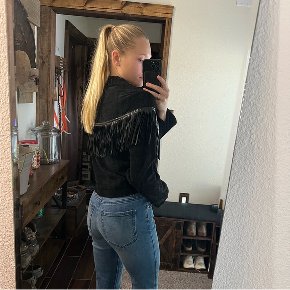 Black Tassle Western Jacket - Picture 2 of 7